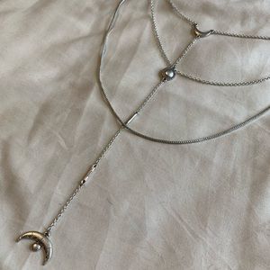 Adjustable layered necklace